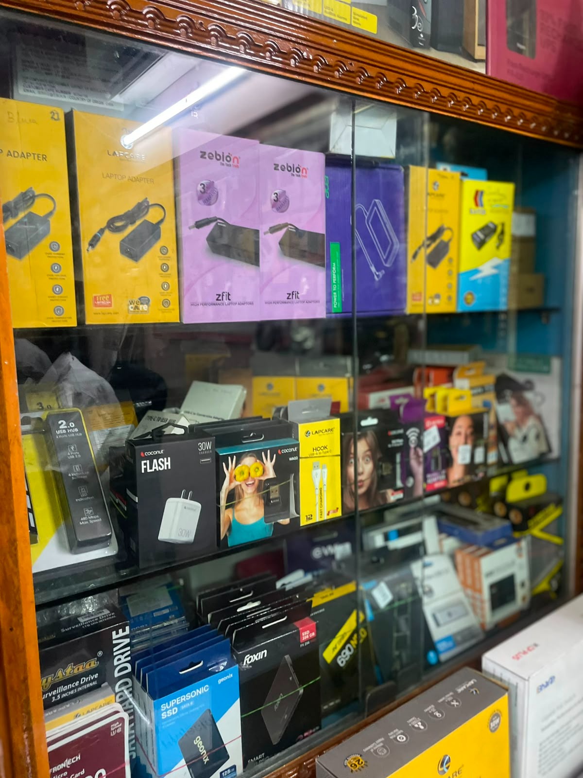 Inside SRS Computers, Perambalur — shelf 2
